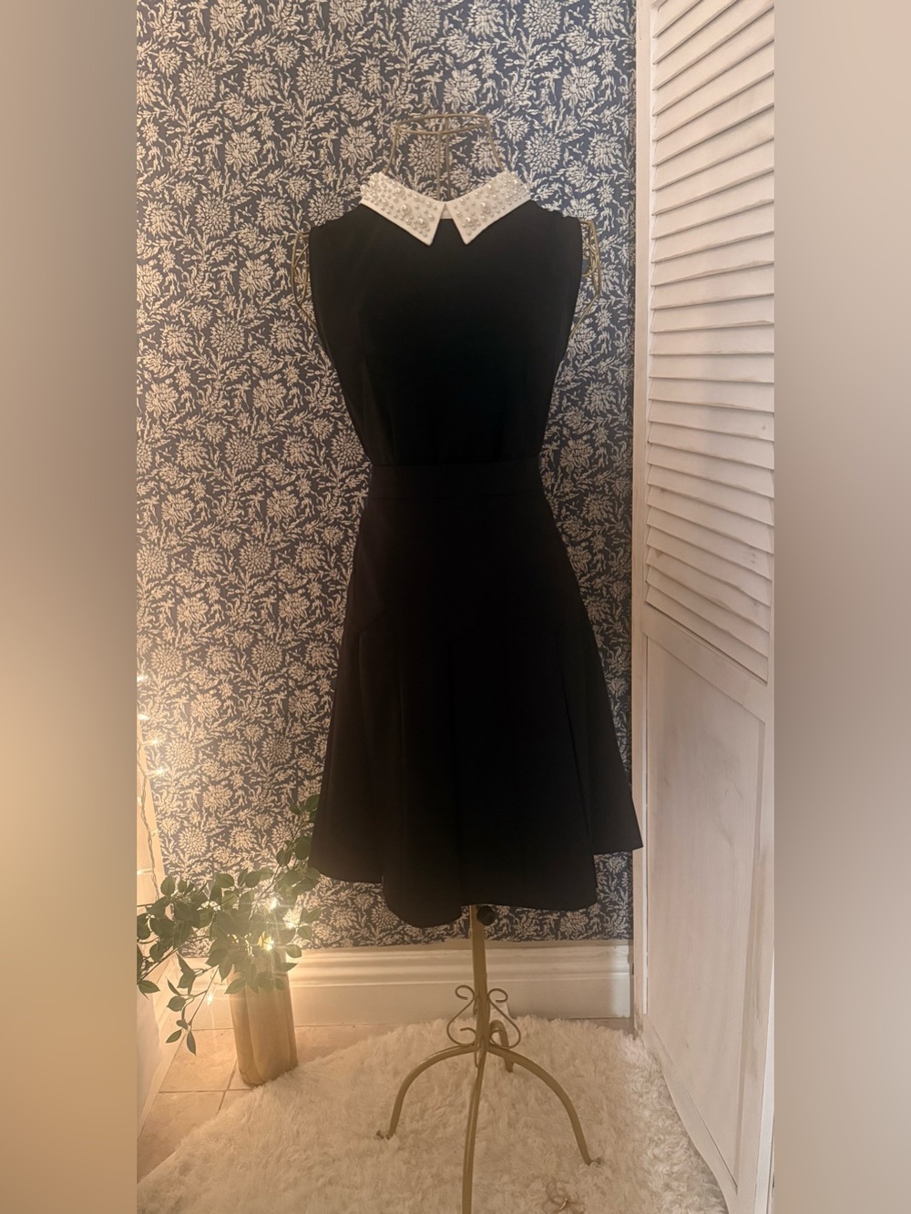 Karl Lagerfeld Paris Black Two-Piece Skirt Set | Top M + Skirt 12